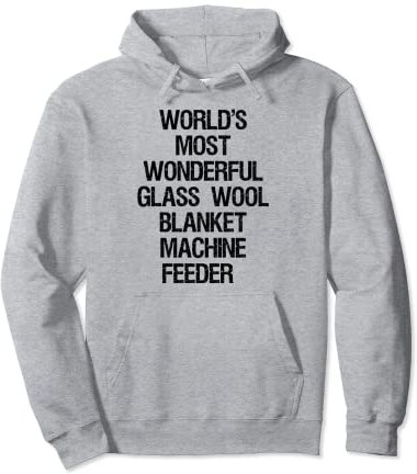 Weltweit wunderbarste Glas-Wolldecke, Futterspender Pullover Hoodie