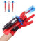 1 Set Spider Launcher Handschuh, Spider Handschuhe Spinnennetz Spider Spielzeug Kinder Web Shooter Helden Spielzeug Spielzeughandschuh Spider Cosplay Saugnapf Schwamm Kugeln Spinnen Requisiten