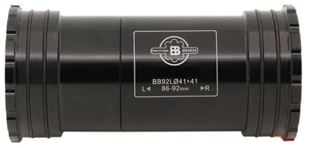 Juscycling BB86/BB92 Gewinde-Tretlager, Press-Fit-BTretlager, kompatibel mit 24 mm Shimano oder 22/24 mm SRAM GXP Kurbelspindel (Stahllager)