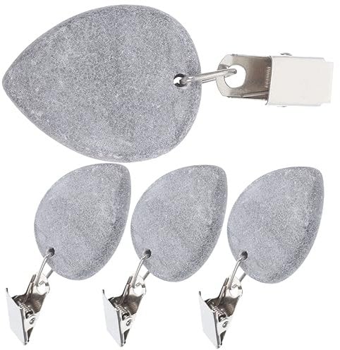 Zerodeko 4stücke Tischdeckengewichte Aus Wiederverwendbare Tischdeckenklammern Kompakte Outdoor-tischdeckengewichte Kleine Tischdeckeanhänger Für Garten Und Terrasse