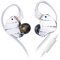 Yinyoo KBEAR KS10 In Ear Monitor Cuffie,1DD 4BA Auricolari,Membrana composita del nanotube del carbonio 10MM,Microfono HD Cuffie Filo OFC rimovibili per canzoni moderne