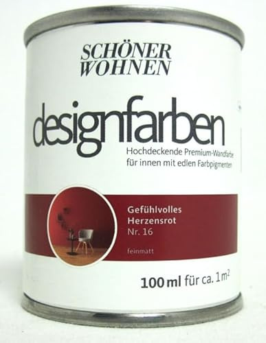 Designfarbe Gefühlvolles Herzensrot Nr.16 100 ml