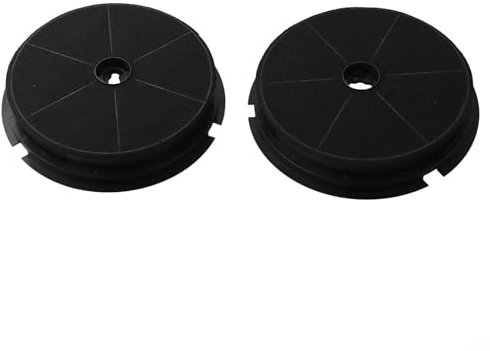 Hasaller Round Active Charcoal Filters Carbon Re-circulation Filter Round Active Charcoal Filters for Exhaust Hoods Kitchen Cooker Hood Extractor Fans(2 PACK)