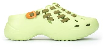 Pikolinos Clogs in Leder Romana für Frauen Farbe Verde