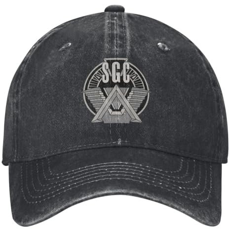 DTDSWNCD Beeindruckende SGC Set Kappe für Männer und Frauen, Baseballkappe Vintage Star Gate Command Dad Hat Verstellbar Cool