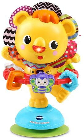 VTech - Hula-Hoop, P'tit Lion à Ventouse, Jouet d'Éveil Musical et Sensoriel + Picoton, Mon Lumi Hérisson, Jouet Éveil, Jouet Balle