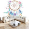 Aquarelle Papier Peint Intissé Fleur Rose Plume 3D Écologique Fresque Murale Contemporaine, Pour Salon Chambre Bureau Couloir Décoration Intérieure - Résistante & Installation Express 200 X 140 Cm