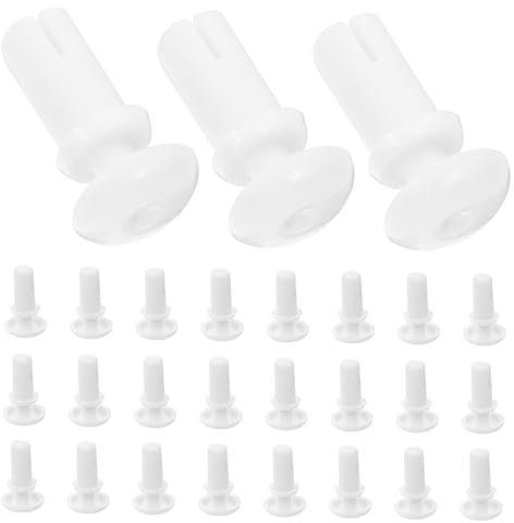 HOMOCONO 100pcs Plastic Glue Insulating Expansion Fastener Push Retainer for Door Bumper Repair
