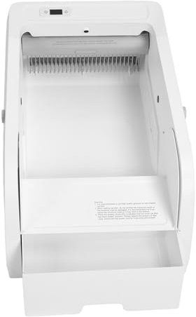 Lettiera per Gatti Intelligente con capacità di 5 Litri, Monitoraggio Tramite Telecamera e Toilette Automatica per Gatti Autopulente con Sensore per Controllo (Spina europea)