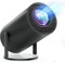 Mini projector with WIFI 6 and Bluetooth [Built-in Apps & Android 11.0], 4K 1080P Support Portable Projector 200'' Screen Projector for Bedroom Auto Keystone Compatible for Laptop, PC, Smartphone