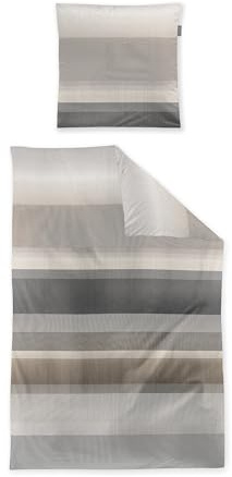 Irisette Mako-Satin Bettwäsche Wave 8595 Natur