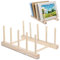 Wooden Puzzle Display Stand, Jigsaw Puzzle Holder Rack Wood Display Stand Craft Collection Storage Organizer Shelf for Adults Craft Collection Lovers