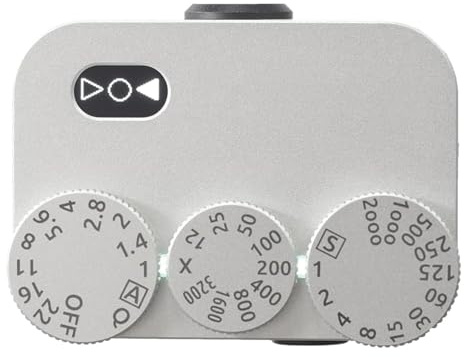 COYEUX Film Camera Exposure Meter, 3 Dials Retro Exposure Indicator, High Precision Photography Light Meter, 20 Hours Endurance, Compatible with Film Cameras