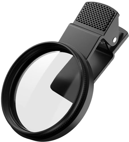 Polarizzatore per smartphone, CPL per fotocamera del telefono, filtro polarizzatore sottile, accessorio per lenti ad alta definizione, migliora la chiarezza dei colori del contrasto