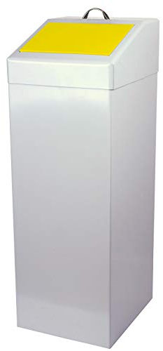 Wertstoffsammler 87 ltr., HxBxT: 90x34x38cm, gelb, Marke: Szagato, Made in Germany (Abfalleimer, Abfallbehälter, Mülleimer, Abfallsammler)