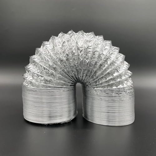Aluminium Foil Flexible Ducting - Ventilation & Hydroponic Accessory 5 Meter 100mm