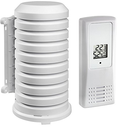 TFA Dostmann Ersatzsender 30.3208.02 für Klima-Monitor (Sender 30.3208.02 + Wetterschutzgehäuse TFA 98.1114)
