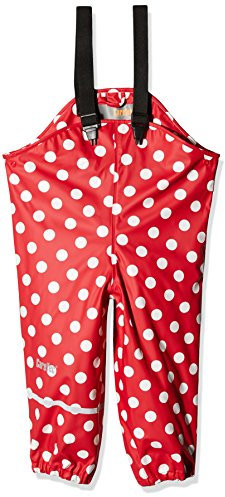 CareTec Pantaloni Impermeabili Bambini, Red (402), 128