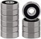 XiKe 628-2RS Kugellager mit Doppeldichtung 8x24x8mm Chromstahl und Vorgeschmiert, 628RS Miniatur-Rillenkugellager, 10er Pack