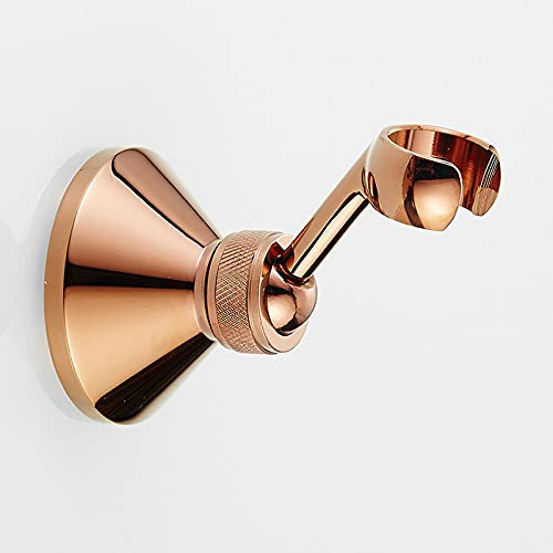 Sedile per doccia a 5 colori Supporto per doccia rotondo a parete in ottone massiccio dorato/ottone antico, oro rosa