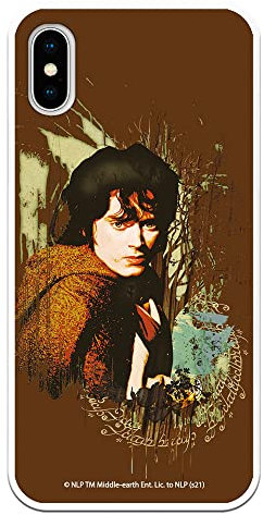 Personalaizer Original Schutzhülle kompatibel mit iPhone X oder XS mit einem LOTR Frodo Design