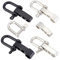 SUNNYCLUE 1 Box 8 Sets Verstellbarer Schraubstift-Schäkel Aus Metall, Verstellbare D-Förmige Schnalle Mit Überlebens-Armbandverschlüssen Für DIY-Regenschirm-Seil-Armband-Zubehör