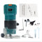 Legno Rifilatrice Elettrica, 800W 30000rpm Rifilatore Fresatrice Verticale Elettrica Fresatrice, 6 Velocità Variabili Palmare Rifilatore Portatile Router Di Legno Elettrico per Scanalatura,Rifilatura