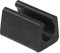 Lot de 24 Pieds de Chaise en Plastique en Forme de U, diamètre 12 mm, Noir, pour chaises tubulaires