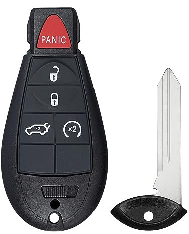 StandardAutoPart Telecomando per chiave auto compatibile con Jeep Cherokee 2014 2015 2016 2017 2018 2019 2020 2021 GQ4-53T (5 pulsanti Hatch)