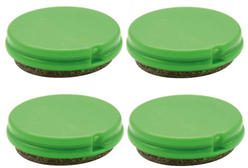Wagner QuickClick® Filzgleiter Möbelgleiter Stuhlgleiter - 4er-Set Ersatzgleiter austauschbar - Wollfilz Ultrasoft - Durchmesser Ø 25 mm für Basis Ø 25 mm - Made in DE - 16798977