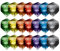 Zsail Dart Flights, 7 Stile 84 Stück PET Standard Zubehör für Darts, Dart Flights Slim Dart Flights Set für Soft/Steel Tip Dartpfeile Spiele(Farbe-B)
