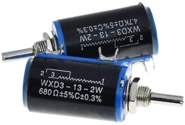 FUYUMIC WXD3-13-2W 10K 100/220/470/680 Ohm WXD3-13 2W Draht-Mehrgangpotentiometer 1K 2,2K 4,7K 5,6K 6,8K 47K 100K Potentiometer (Size : 4.7K Ohm)