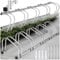Tectake® Support vélo Râtelier Range vélo Rack vélo en Acier laqué pour 5 vélos, Support vélo sol ou mural, Accessoire VTT Vélo électrique, Vélo de course, Organisation du garage, Parking vélo