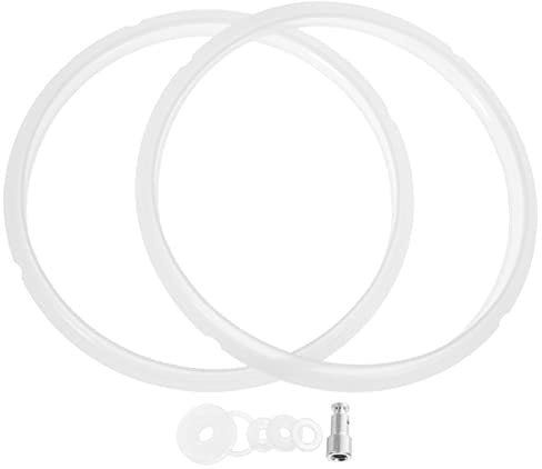 CATIEBYE 7pcs Pressure Cooker Sealing Rings and Float Valve Set Rubber Gaskets for 5l 6l Electric Pressure Cookers Universal Replacement Parts for