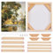 FREEBLOSS 2 Set Keilrahmen Für Leinwand Keilrahmenleisten Aus Holz Leinwandrahmen Set Holzrahmen Für Leinwandbilder DIY Keilrahmen Für Leinwandgemälde