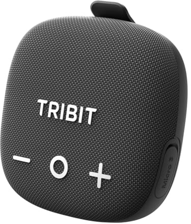 Tribit StormBox Micro 3 Bluetooth-högtalare, 13 W XBass ljud | 24 timmar, BT 6.0, IP68 vattentät, TWS, rem och magnetisk fixering, cykel, golf, utomhus och resor, svart