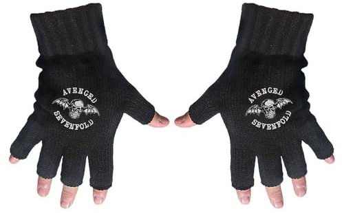 AVENGED SEVENFOLD DEATH BAT FINGERLESS GLOVES / Handschuhe
