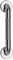 Croydex Gerader Haltegriff, Edelstahl, rutschfest, unsichtbare Befestigung, 30 cm, Chromfarben