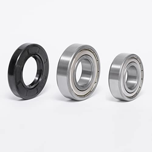 Set di cuscinetti a tamburo per lavatrice AEG Privileg – 6205ZZ / 6206ZZ – Guarnizione albero 35 x 62/11 x 12,5