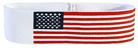 Flaggenfritze® Stirnband mit USA Flagge
