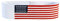 Flaggenfritze® Stirnband mit USA Flagge