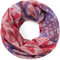 Compagno Damen Schal XXL Amerika Vintage Loopschal mit Stars and Stripes in Vintage-Look Loop USA, SCHAL Farbe:Terra
