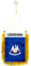 AZ FLAG - Wimpel Louisiana - 15x10 cm - Bundesstaat Louisiana Mini Flagge 10 x 15 Cm - Auto Pennant Spezielle Auto
