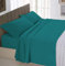 Italian Bed Linen Parure de lit Max Color, Coton, Vert Bouteille, 2 Places