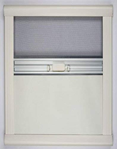 NRF srl Box Verdunkelung - Kassettenrollo Fliegengitter - Moskitonetz - Elfenbein - 012evo - 700 mm: Wohnmobile Wohnwagen Camper Zubehör