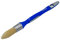 SAVY Pinceau rond à rechampir bi-matière peinture mate, velours, satinée n°0 - ø 18mm, Bleu