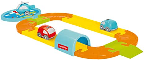 Dolu Fisher Price - Rennstrecke mit 3 Fahrzeugen, 1817