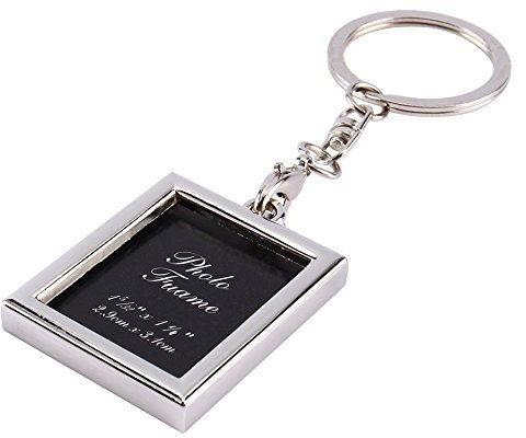 Cadre Porte-clés, Yosoo Mini Creative En Alliage De Métal Boucle Insert Photo Cadre Photo Porte-clés Porte-clés De Voiture Chaîne Anneau Porte-clés Cadeau