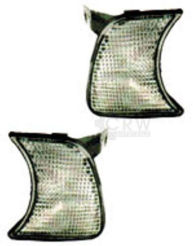 Blinker Frontblinker Set für 5er E34 Bj. 88-95 weiß mit Sockel