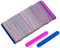 Nail Files 180/240 Grit Disposable Nail File Set 100 PC Double Sided Emery Boards for Nails Styling Tools for Home and Salon Professional Use